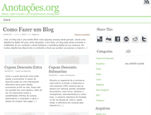 Tablet Screenshot of anotacoes.org